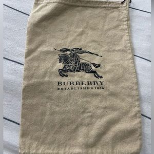 Burberry dust bag. for shoes or small purse